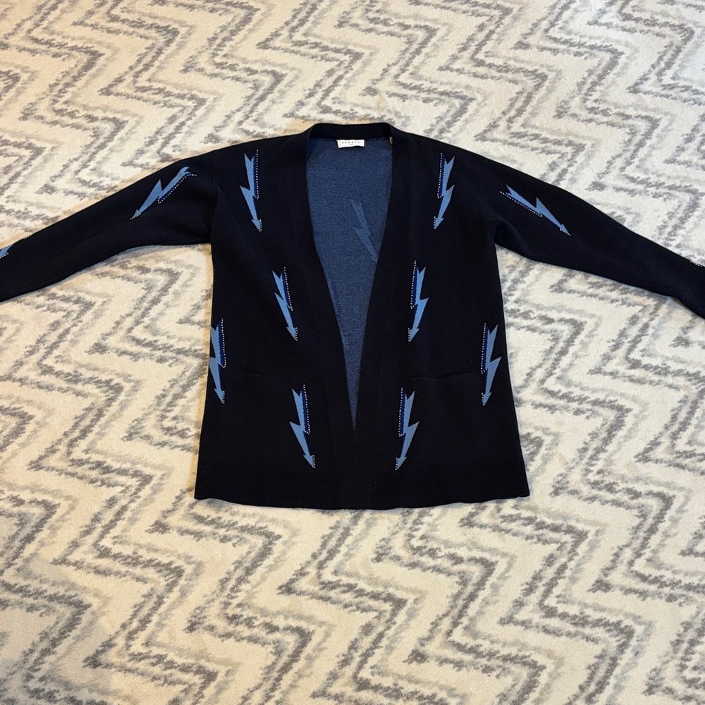 Sandro Blue Cardigan